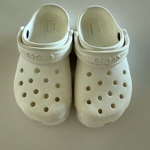 CROCS Kids Slip-On Slippers - White